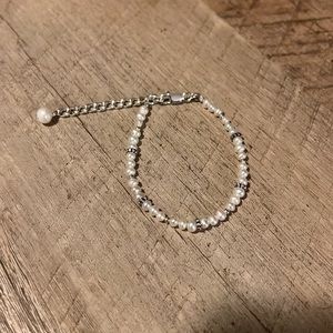Freshwater Pearl and Sterling Silver Bracelet